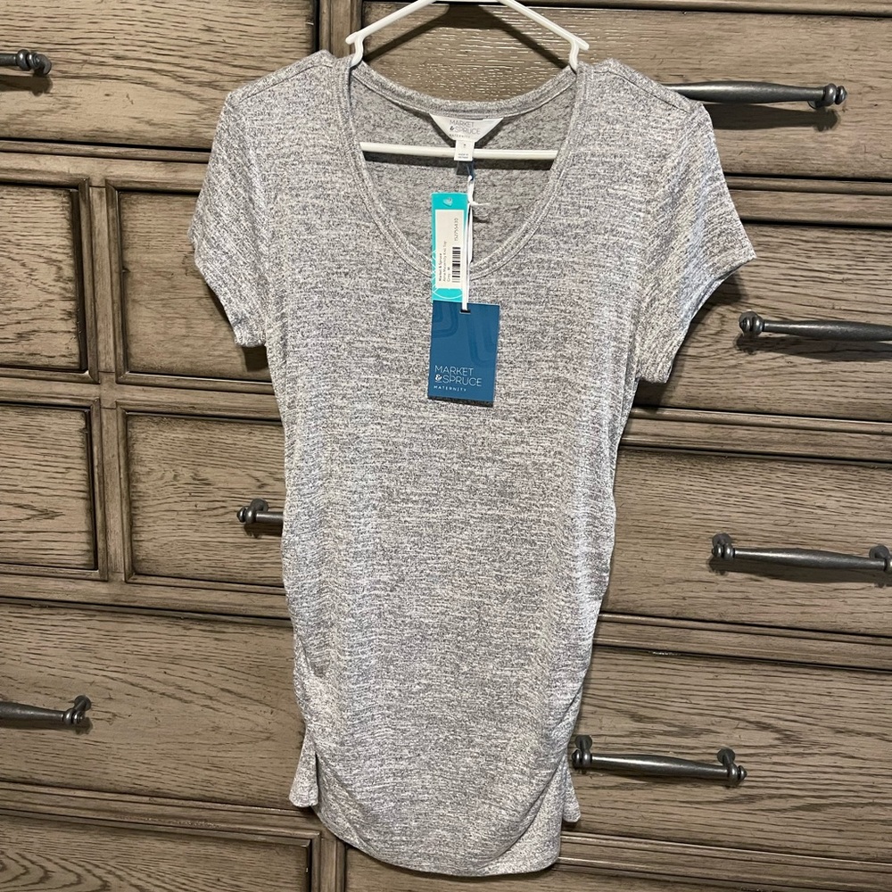 NWT Market and Spruce Alma knit Maternity Top size M